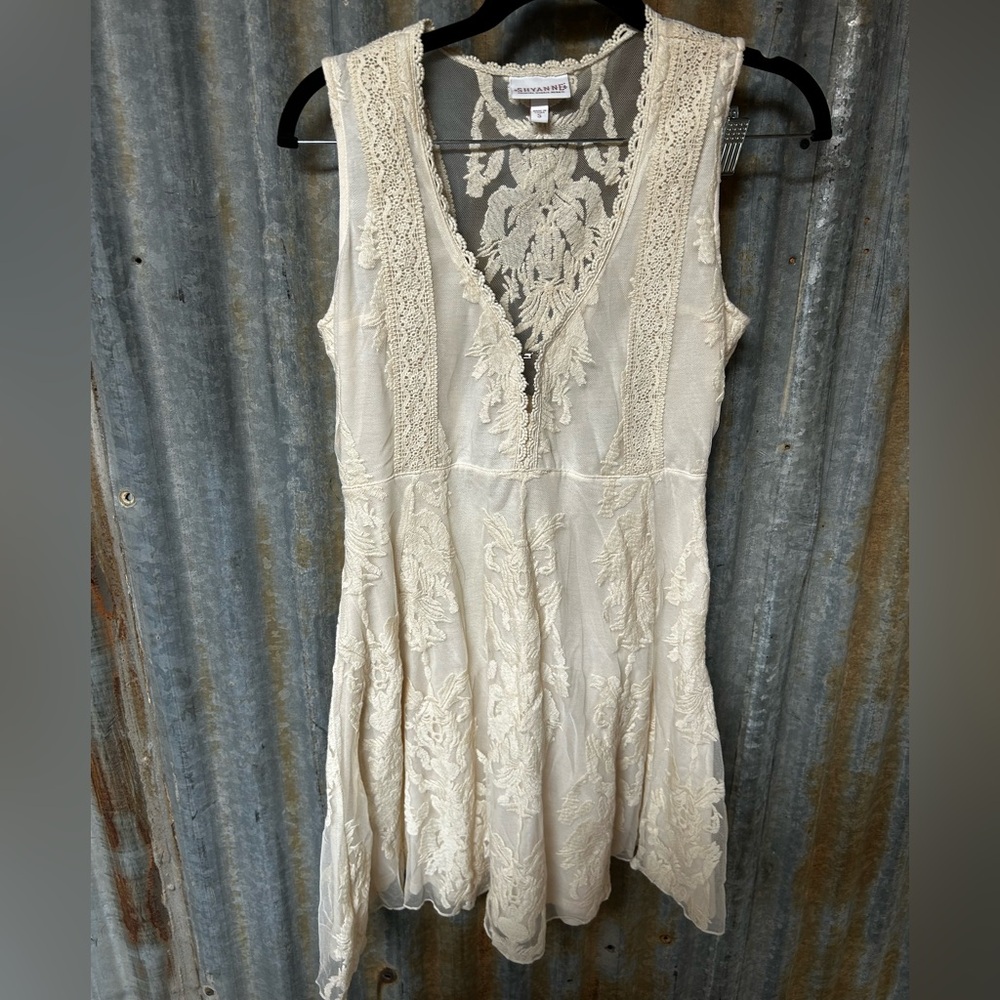 Shyanne ivory lace dress
